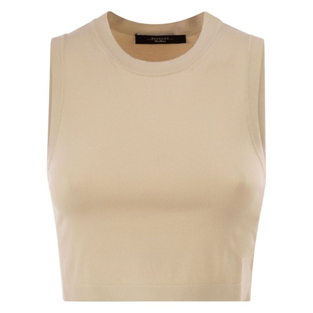 Weekend Maxmara Women Wkibombo – Sleeveless Viscose Knit Top